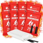 2025 Emergency Fire Blanket, 8 Pack