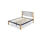 Zinus Epic Metal & Wood Platform Bed with Wood Slat Support, Queen