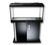 Diversa AQUARIUM WITH LID AND STAND/CABINET Professional Fish Tank - Real Glass, Standard Rectangle (250 Litre Set)