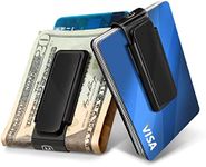 M-Clip Aluminum Blackout Money Clip - Cash and Credit Card Holder for Men - Minimalist Slim Wallet Alternative