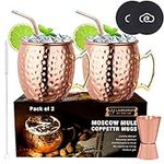 LIVEHITOP Moscow Mule Copper Mugs S