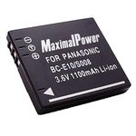 Maximal Power DB PAN CGA-S008/DMW-BCE10 Replacement Battery for Panasonic Digital Camera/Camcorder (Black)