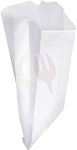 Grease Resistant - Dry Waxed White Flat Sandwich Bags (1000Pcs/Pack), Ideal For Cookies, Danishes ans Knishes (6 x 0,75 x 6,75)