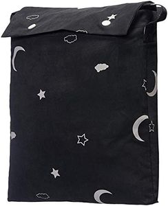 Amazon Basics Portable Blackout Curtain Shade with Suction Cups, 50" x 78", 1-Pack, Moon and Stars