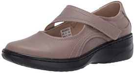 Propet Womens Golda Mary Jane Flats Casual - Grey, Grey, 8 XX-Wide