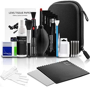 ParaPace Professional Camera Cleaning Kit (with Waterproof Case),Including Cleaning Solution/5 APS-C Cleaning Swabs/Lens Pen/Air Blower/Cleaning Cloth for DSLR Cameras(Canon,Nikon,Sony)