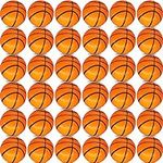 Mini Basketball Stress Balls 96 Pcs