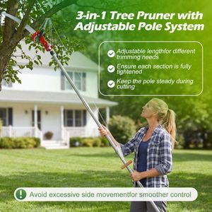 Walensee Extendable Tree Pruner – Telescopic Branch Cutter