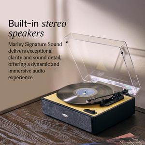 House of Marley Rise Up Turntable – Eco-Friendly Bluetooth Record Player