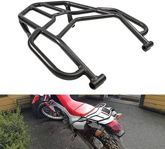 COPART Motorcycle Rear Luggage Rack with Hand Grip Rail Bar for Honda CRF250L CRF250M CRF250 Rally 2012-2019 (Black)