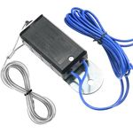 EEBBL Trailer Breakaway Switch with 4FT Breakaway Coiled Cable,Including Electric Brake Switch Used for RV Towing Trailer, Travel Trailers, Outside Trailer Accessories (Spring-Loaded Rope A, 4FT)