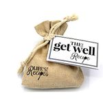 The Little Get Well Recipe - A Thoughtful and Compassionate Unique Gift to Say Get Well Soon to a Friend or Loved One and You're Thinking of Them.