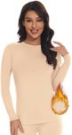 SIMIYA Thermal Tops Womens Round Ne