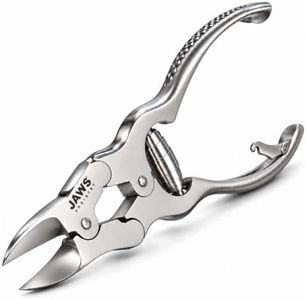 Large Surgical-Grade Toe Nail Clippers - Heavy Duty Double Action Mycotic - Jaws Podiatry Stainless Steel Toenail Clippers for Thick Toenails - Ingrown Cuticle Nippers - Manicure Pedicure Tools