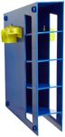 Heathrow Scientific Manual Pipette Rack with 4 Compartments, ABS Plastic, Blue