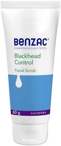 Benzac Blackheads Facial Scrub 60g, Gentle Exfoliator for Break-out Prone Skin, Helps Control Blackheads and Unclog Pores, Deeply Cleanses Skin, Dermatologically Tested