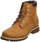 Timberland Men's 6 Inch Basic Alburn Waterproof Lace-up Boots, Wheat Nubuck, 8 UK