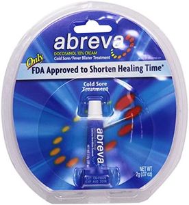 Abreva Docosanol 10 Percent Cream Cold Sore Treatment, Fever Blister and Cold Sore Cream - 0.07 Oz