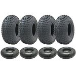 145/70-6 ATV Tyres & Tubes 50cc 90cc 110cc 75kgs Wanda P319 Kids Quad (Set of 4)