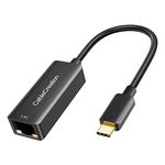 CableCreation USB C to 2.5G Ethernet Adapter, USB C 3.1 to RJ45 2.5 Gigabit LAN Thunderbolt 3, Compatible with MacBook Pro MacBook Air iPad Pro Surface Pro 7 Dell XP15 13 Chromebook Windows Mac OS