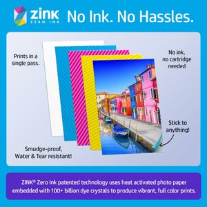 HP Sprocket 2x3 Portable Photo Printer – Compact Instant Prints