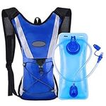 KUYOU Hydration Pack,Hydration Backpack with 2L Hydration Bladder Lightweight Insulation Water Pack for Running Hiking Riding Camping Cycling Climbing Fits Men & Women