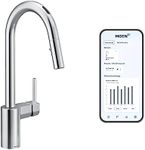 Moen 7565EVC Align U by Moen Smart Pulldown Kitchen Faucet with Voice Control and MotionSense, Chrome