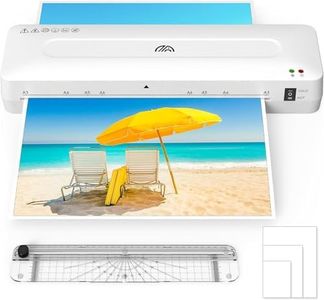 Laminator Machine,13 Inches A3 Laminator for A3/A4/A5/A6,Hot and Cold Settings,with 20pcs Laminating Sheets Pouches,Paper Trimmer,Hole Puncher,and Corner Rounder for Home Office School