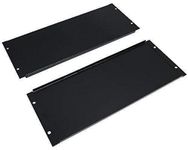 2 Pack 4U Blank Panel for IT Server Internet Network Data Center Cloud Mount 19" inch Cabinet Rack Enclosure Spacer 4 Space