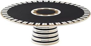 Maxwell & Williams Teas & C's Regency Footed Cake Stand 28cm Black Gift Boxed