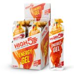 HIGH5 Energy Gels - Quick Release Sports Gels to Power Muscles for Peak Performance - Natural Fruit Juice & Caffeine-Free - On The Go Energy Boost for Running, Cycling and Endurance (Mango, 20 x 40g)