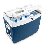 MOBICOOL MT35W - 34 l Electric Cooler, Blue, Portable Car Cooler 12/230 V, Mini Fridge, Cool Box for Car, Truck, Boat, Motorhome and Power Socket