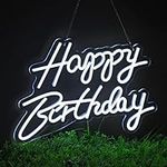Happy Birthday Neon Sign for Wall D