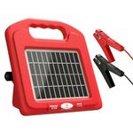 Solar Powered Fence Charger Energizer Panel, Electric Fence for Livestock Electric Power & Battery Shock Storage for 5 Miles of Portable Fencing to Protect Livestock, Horses, Cattle, Sheep, Goats, Pet