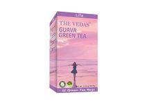 THE VEDAS - Guava Green Tea | Stress Relief & Anti Diabetic tea | Peaceful Sleep|Diabetes| 100% Natural | Herbal Tea | Night Time Tea | Calming Tisane | Contains 25 Pyramid Tea Bags (Pack of 1) | Sleepytime tea