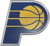 Fanmats 60432: Indiana Pacers Heavy Duty Aluminum Embossed Color Emblem