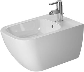 Duravit Happy D.2 Wand Bidet Weiß Hochglanz 540mm