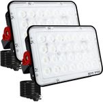 2 Pack 50W LED Flood Light Outdoor,