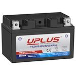 UPLUS ATV Battery YTZ10S-BS, 12V 8.6Ah Scooter Snowmobile UTV Motorcycle Battery Maintenance Free - Sealed Agm Powersports Batteries Compatible with Honda Suzuki Kawasaki Yamaha