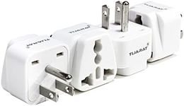 US Travel Adapter with Universal Travel Accessories Input, Australia, UK, EU, India to US, Vietnam,Thailand, Canada, Maxico 3 Pin Power Plug, Type B US International Power Adapters