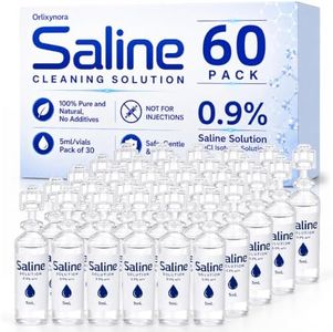 Orlixynora Saline Solution 0.9% 60 Pack 5mL, Sodium Chloride Vials