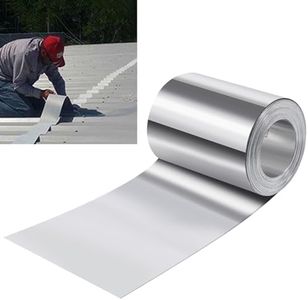 succulentlovers 4'' x 50' Aluminum Flashing Roll - Roof Flashing, 0.2mm Thickness Aluminum Roof Panels, Metal Roof Flashing for Sealing Windows Doors, Shed Weatherproofing Areas