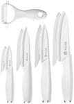 Ceramic Knife Set for Kitchen with 