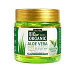 Indus Valley 100% Pure Aloe Vera Gel with Vitamin C & E for Skin & Hair | Non-Sticky Natural Aloe vera Gel - Soothes & Face Moisturizes, Irritated Skin Caused by Sunburn, Rashes (175Ml)