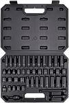 Amazon Basics 0.95CM Drive 6 Point Impact Socket Set with Carrying Case - 44-Piece