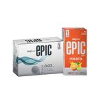 Manforce Epic Thinx & Epic Fruit Punch Flavoured Condoms for Men - 10 Count (Pack of 2)| Vegan| No Harsh Chemicals| With Disposable Pouch