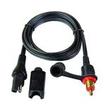 OptiMate O9 SAE To 12V Din Plug Lead, 1.2 m