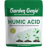 Garden Genie Humic Acid for Plants (Potassium Humate Flakes 98%) | Plant Growth Enhancer, Soil Conditioner, Improves Plant Root System (450 g)