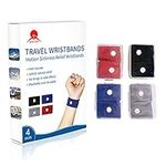 MT Healthy Minter 8 Pcs Travel Motion Sickness Relief Wrist Bands, Sea Motion Sickness Wristbands, Travel Essentials for Camping/Cruise Ship/Airplane