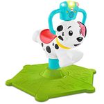 Fisher-Price Bounce and Spin Puppy, Stationary Musical Ride-On Toy